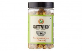 Sattviko Pudina Makhane (Foxnuts)   Plastic Jar  70 grams